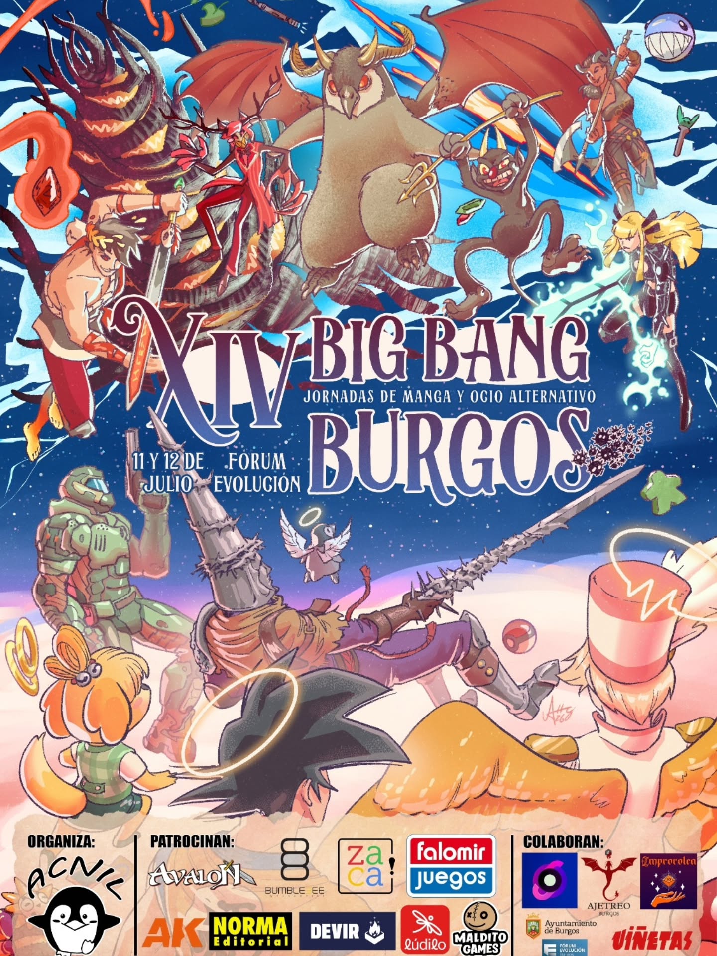 Cartel de Big Bang Burgos XIV 2025